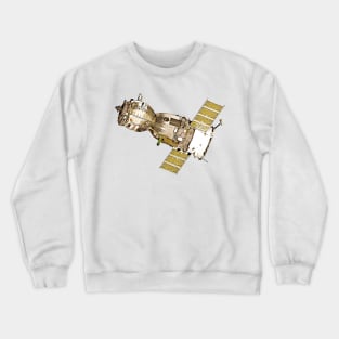 Hubble Space Telescope Cartoon Crewneck Sweatshirt